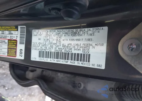 2015 Toyota Tacoma Base V6 z USA, uszkodzony, nr VIN 3TMMU4FN9FM077181